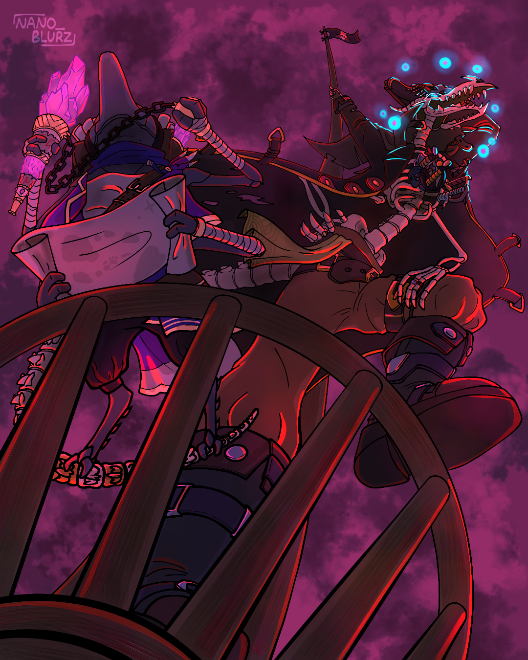 Commission - Captain Tatro and Casus (Characters owned by @Tizen99)