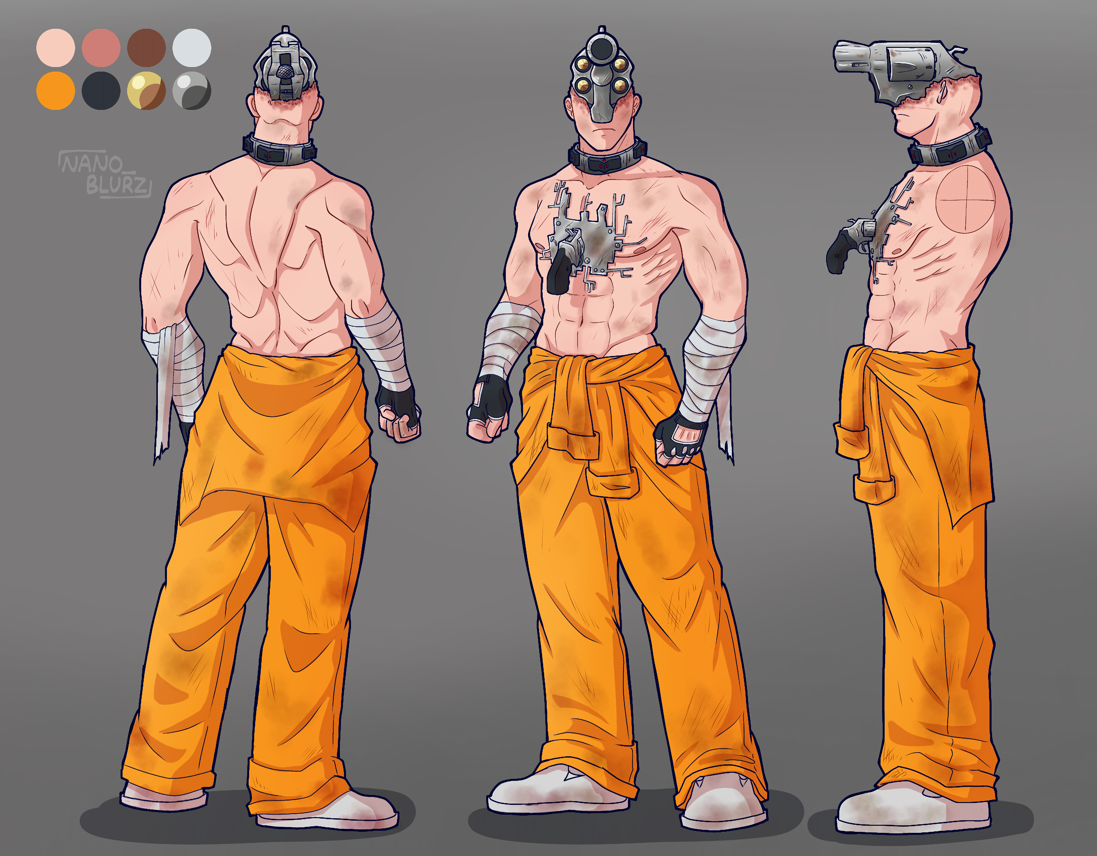 Commission - Snub Nose Blam - Prison Design (Character owned by @Tizen99)