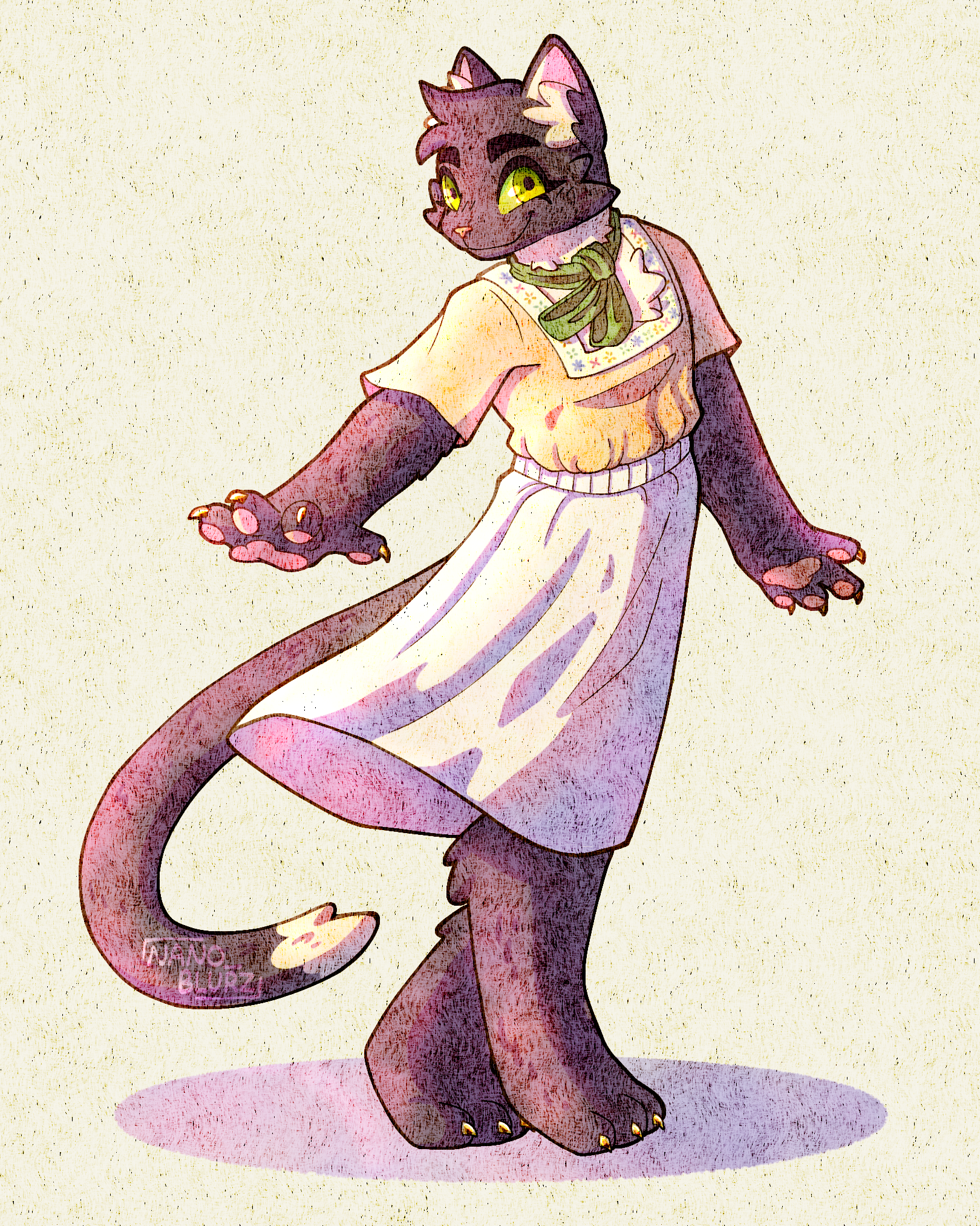 OC Commission for @tinytiefling_ on Twitter