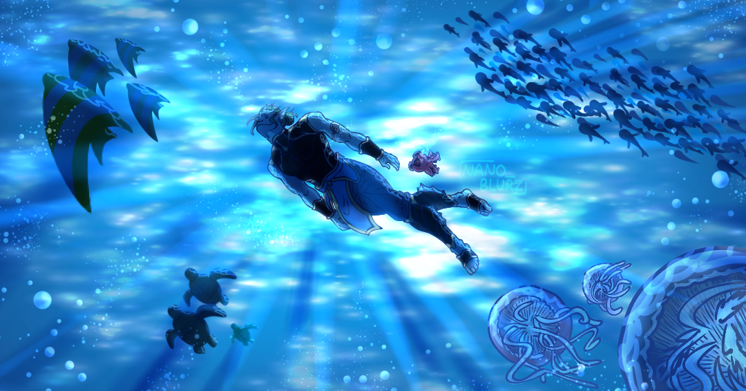 Gillion Tidestrider Swimming