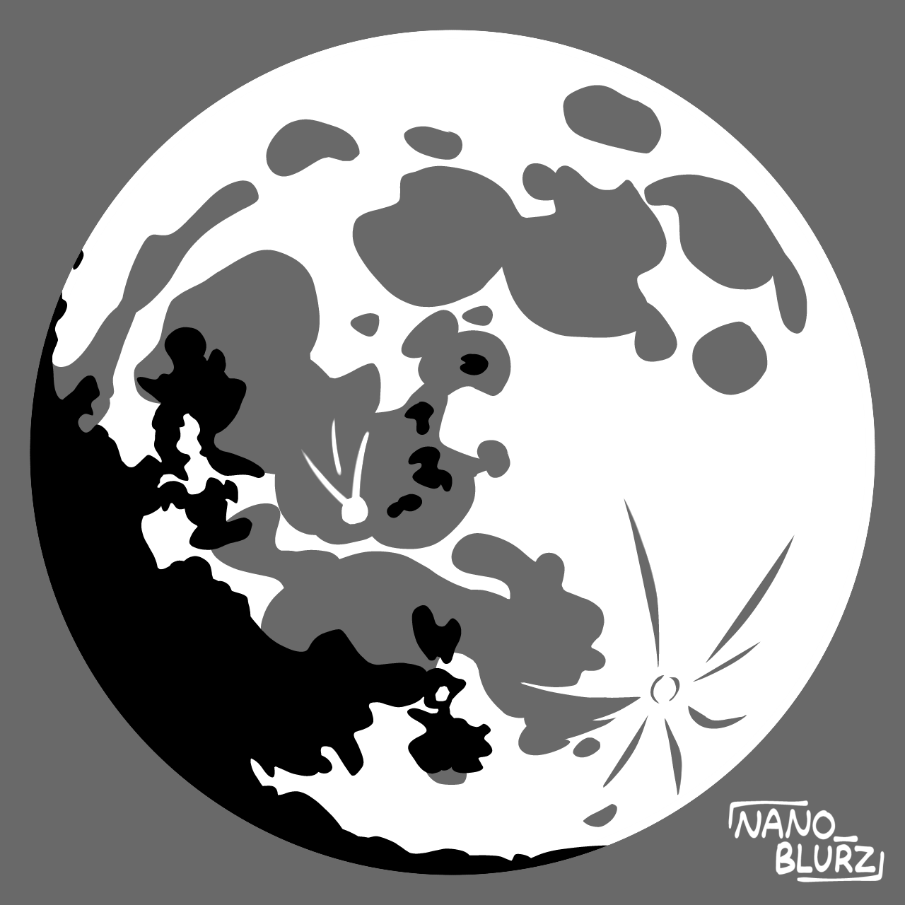 Moon Illustration