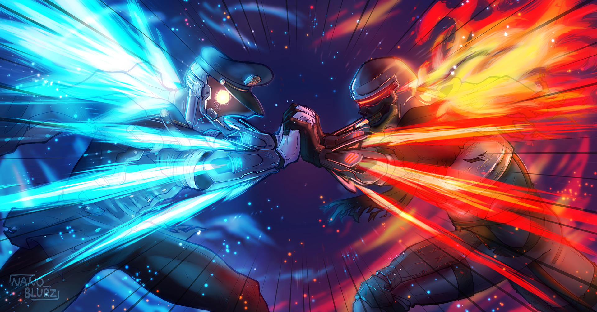 Commission - Death VS Eden (Characters owned by @Tizen99)