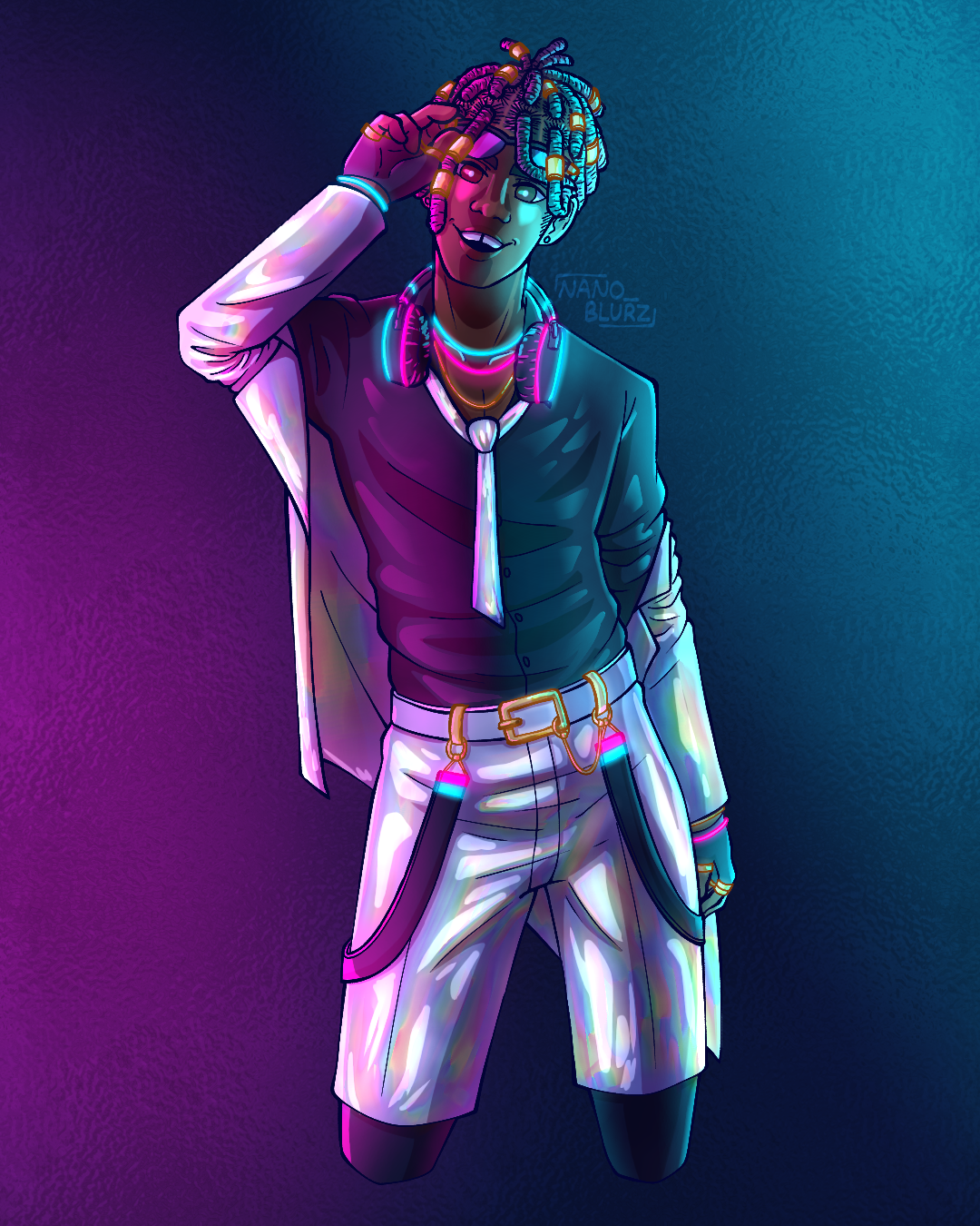 Edward Black Neons (Character owned by @Tizen99)