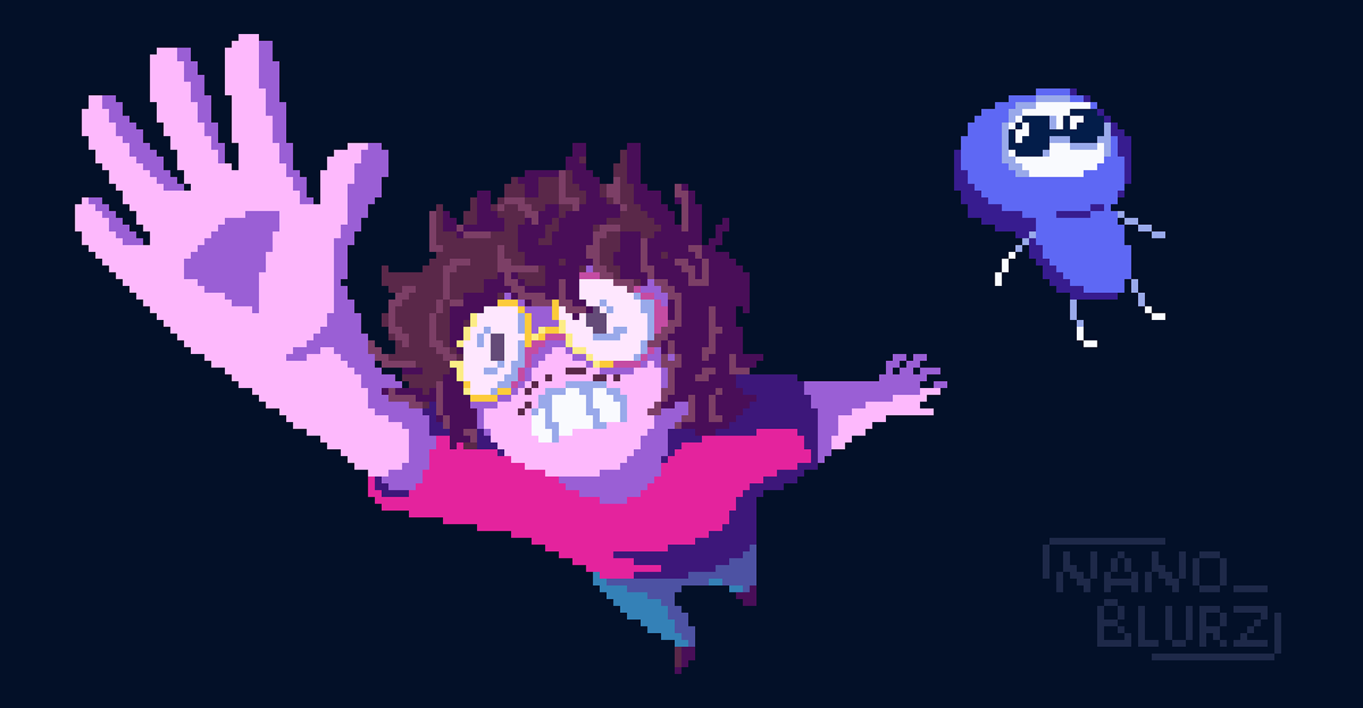Fanart: Spittake Duo/Deltarune Crossover