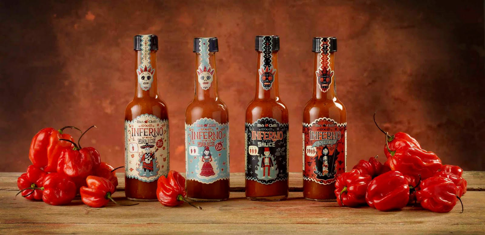 Steve Simpson - Inferno Sauce Packaging