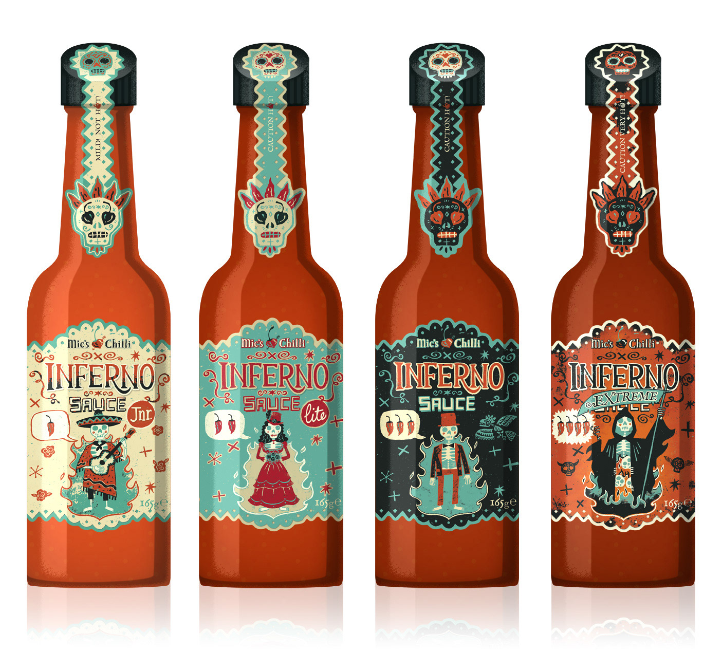 Steve Simpson - Inferno Sauce Packaging