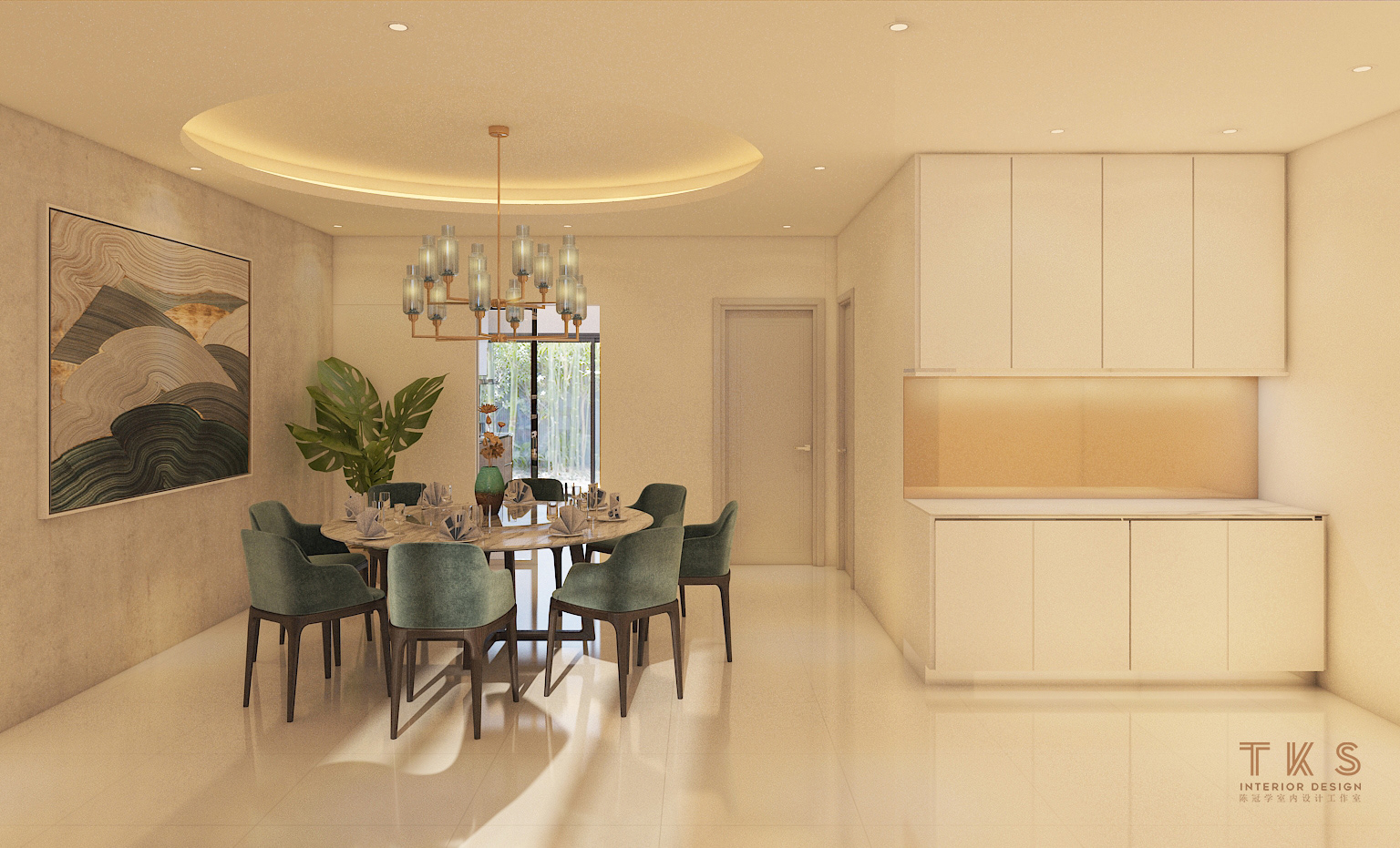 Dining Area Design, NEO CHINESE , 新中式 , DALE LAKEFIELDS  , SUNGAI BESI