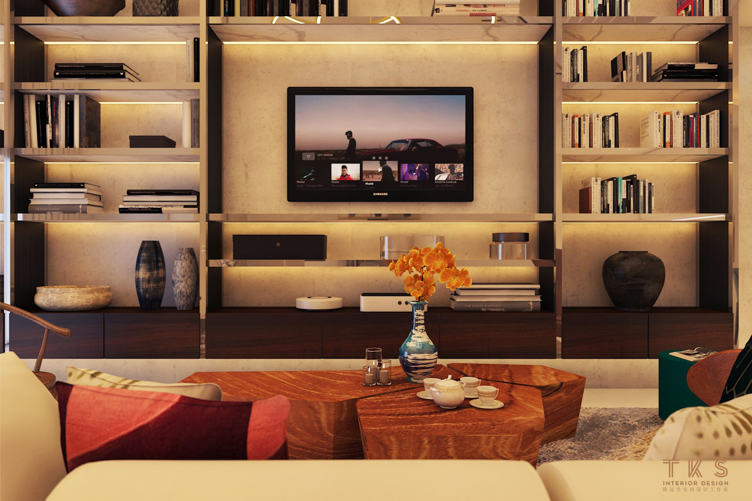 Living Area Design, NEO CHINESE , 新中式 , DALE LAKEFIELDS  , SUNGAI BESI