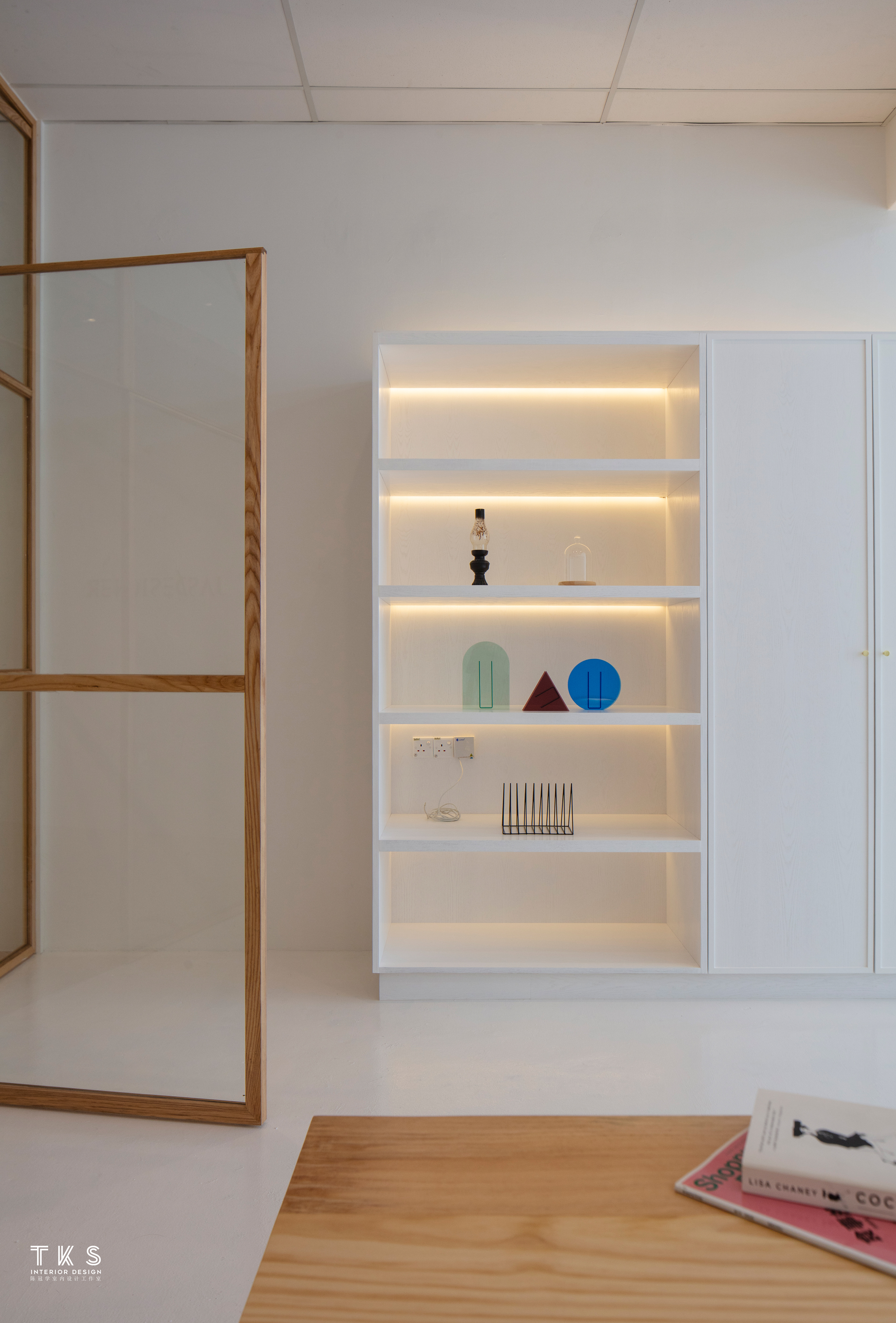 WHITE SPACE - DISPLAY & STORAGE CABINET | JASDESIGNER STUDIO | TKS INTERIOR DESIGN Minimalist Design 简约设计 | @ Cheras Kuala Lumpur