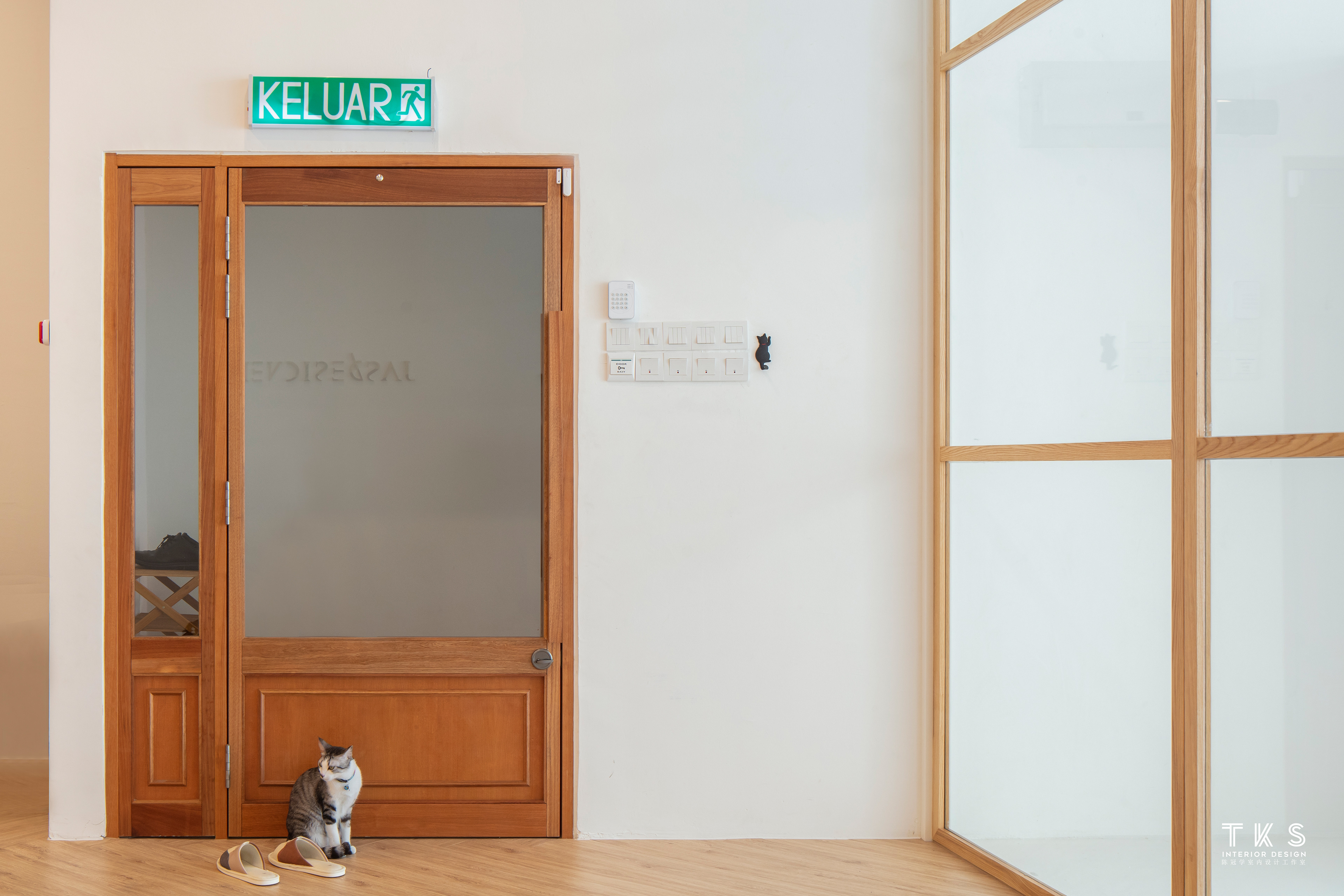 ENTRANCE DOOR | JASDESIGNER STUDIO | TKS INTERIOR DESIGN Minimalist Design 简约设计 | @ Cheras Kuala Lumpur