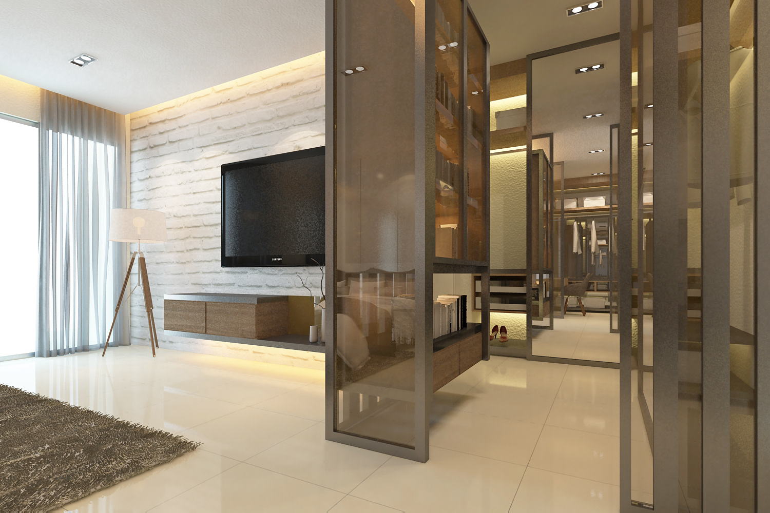 Master Bedroom Design , BANDAR DATO ONN RESIDENCES, SCANDINAVIAN INDUSTRIAL