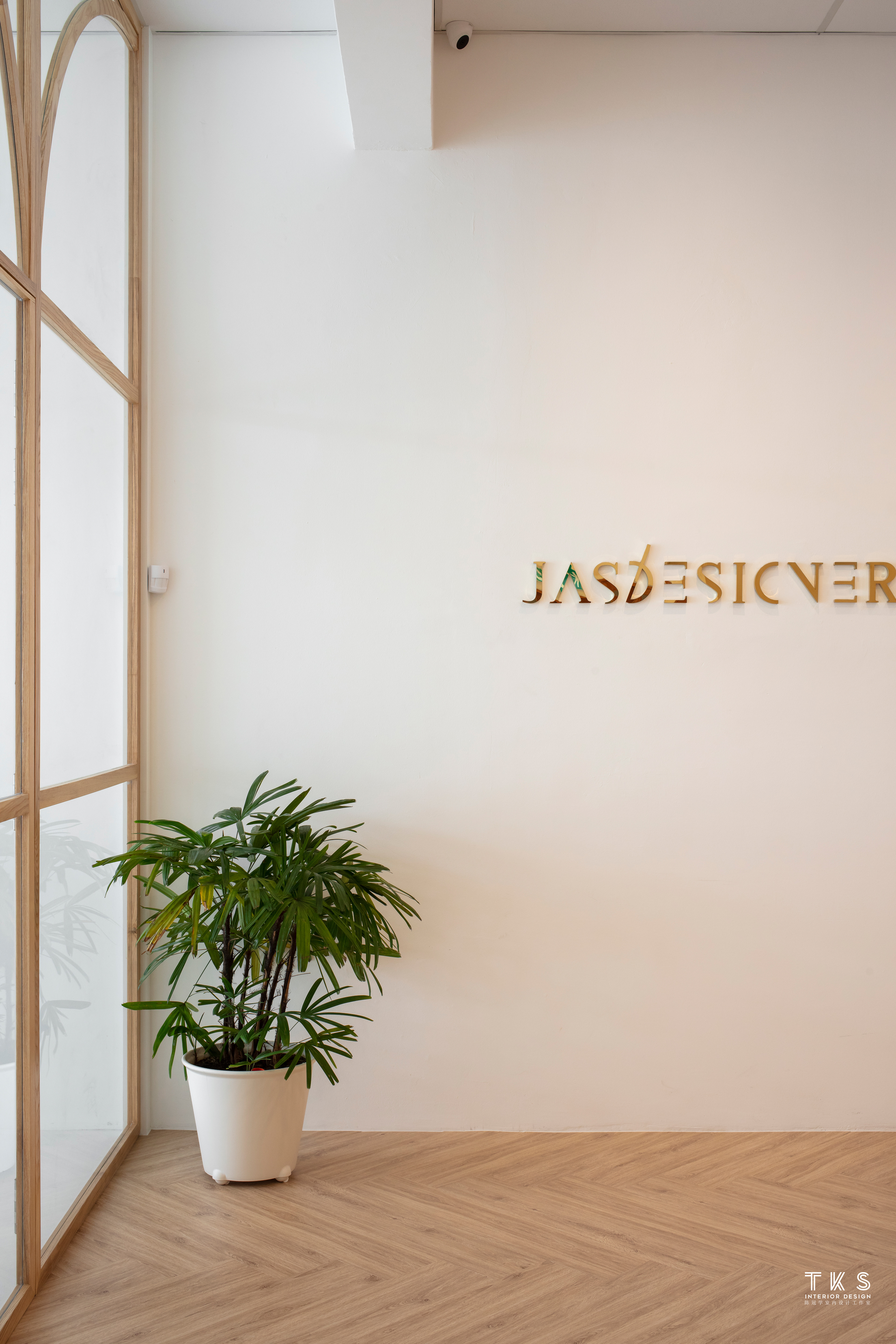 SIGNAGE S/S C/W GOLD CHROME FIN JASDESIGNER STUDIO | TKS INTERIOR DESIGN Minimalist Design 简约设计 | @ Cheras Kuala Lumpur