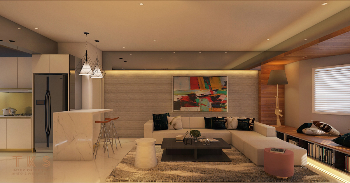 Living Area Design, MAWAR CONDO RESIDENCES , MODERN , CONTEMPORARY