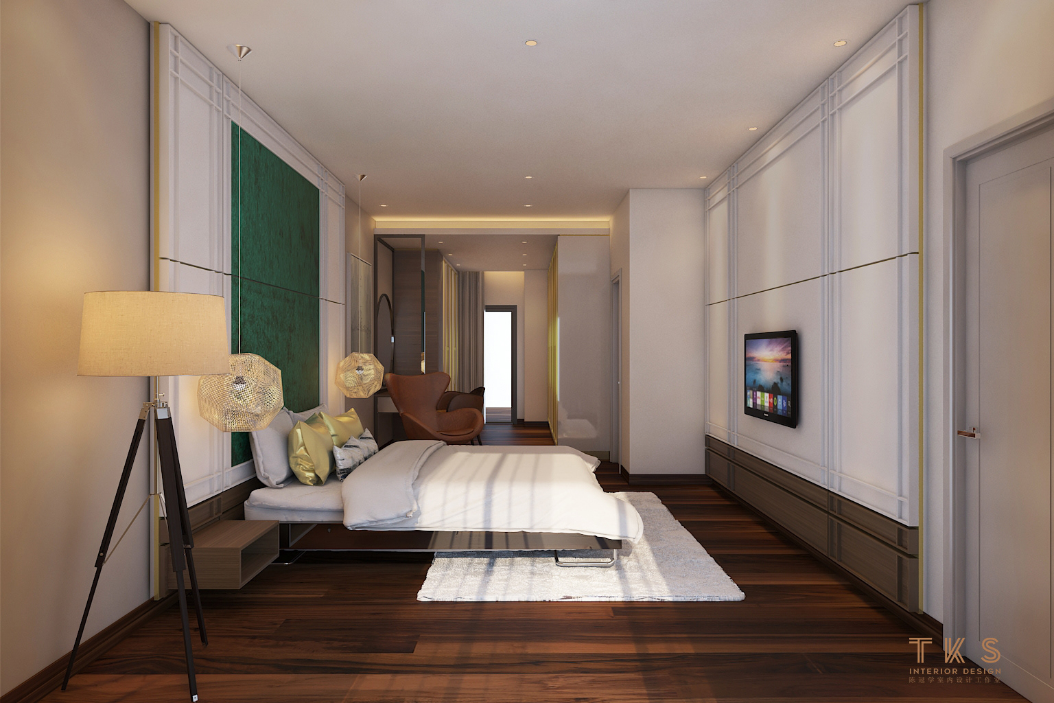 Master Bedroom Design, NEO CHINESE , 新中式 , DALE LAKEFIELDS  , SUNGAI BESI