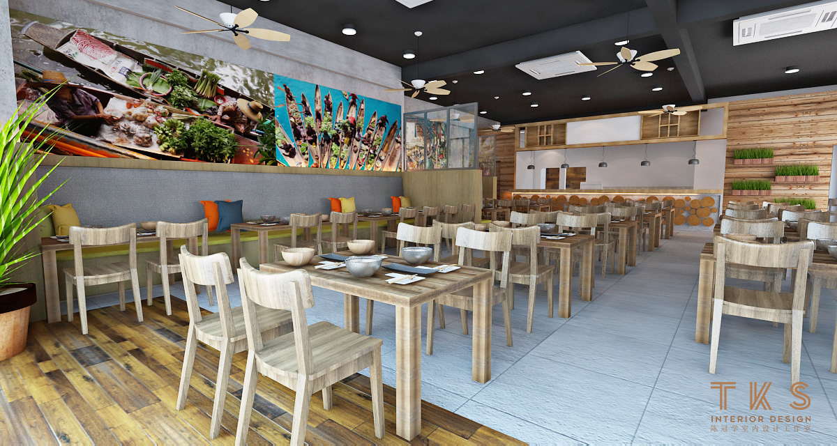 Restaurant Design , TKS Interior Design , SIAM SIAM BOAT NOODLES @ SEREMBAN GATEWAY