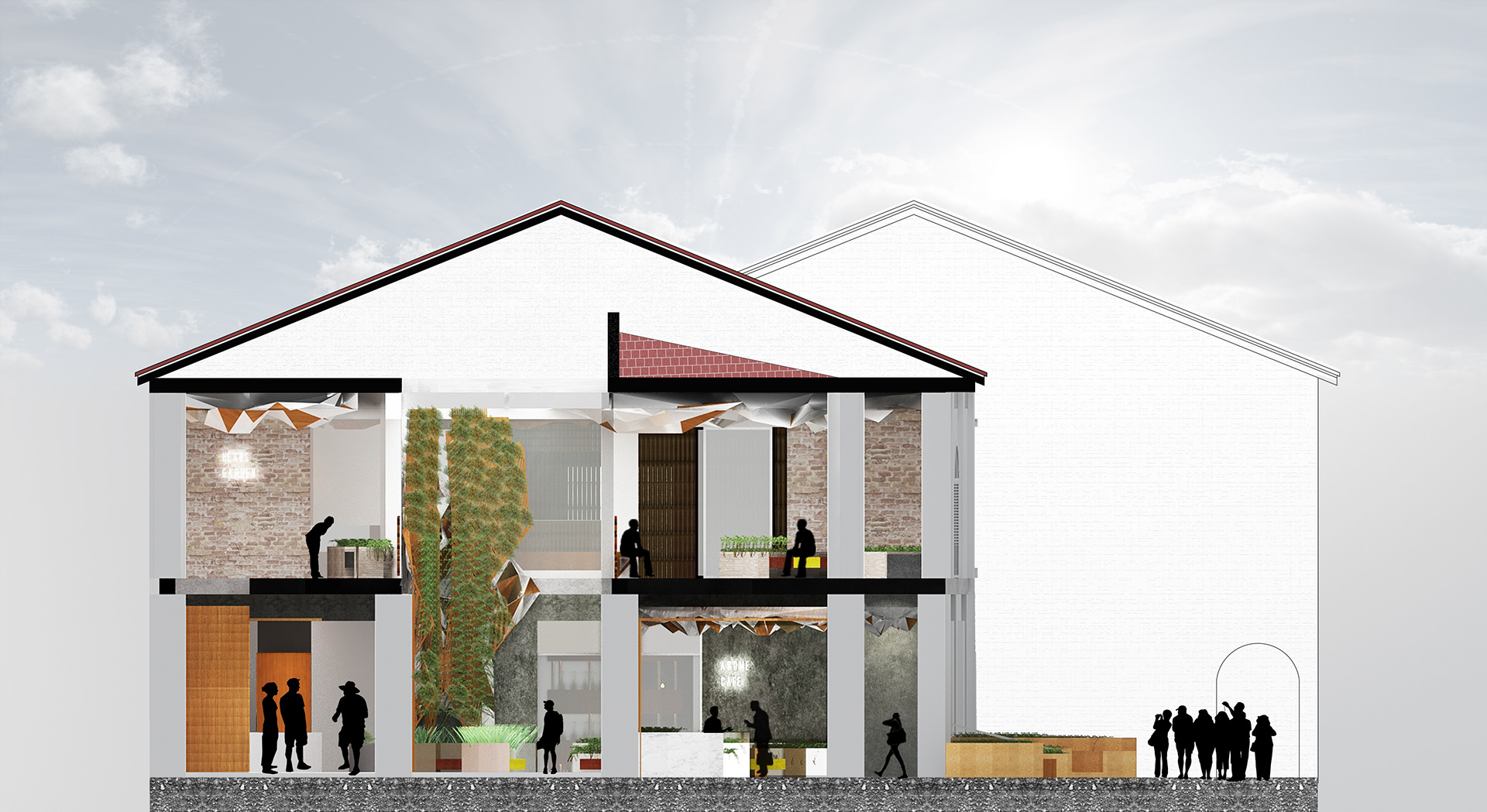 TKS Interior Design Arome Treehouse Market ARMENIAN STREET PENANG