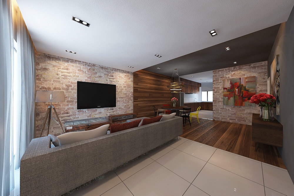 Living Area , TKS Interior Design , RIMBAYU SHOW UNIT -RELIVING NOSTALGIC MEMORIES
