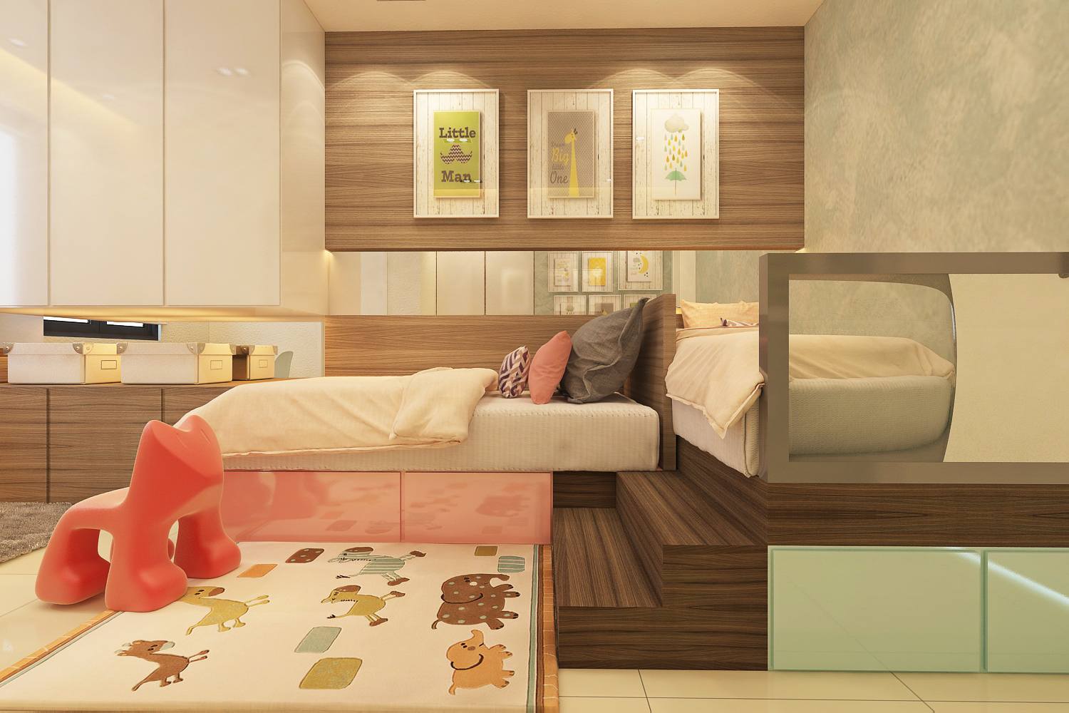 Bedroom Design , BANDAR DATO ONN RESIDENCES, SCANDINAVIAN INDUSTRIAL