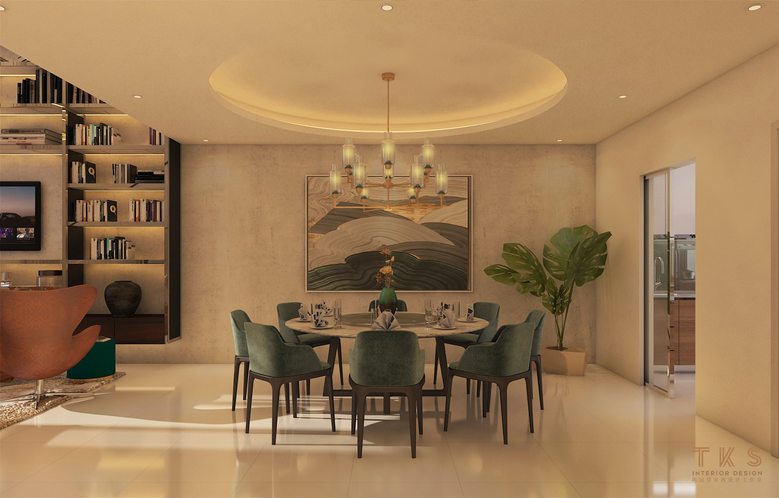 Dining Area Design, NEO CHINESE , 新中式 , DALE LAKEFIELDS  , SUNGAI BESI