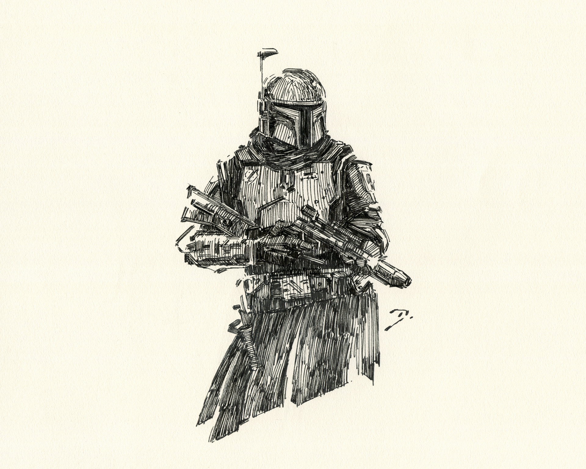 Boba Fett, drawing II