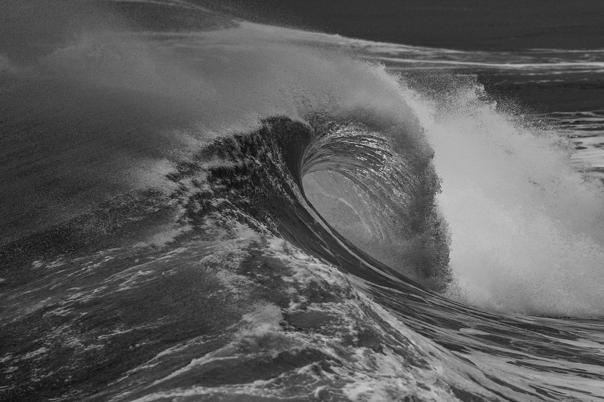 Surf caused by Hurricane Helene