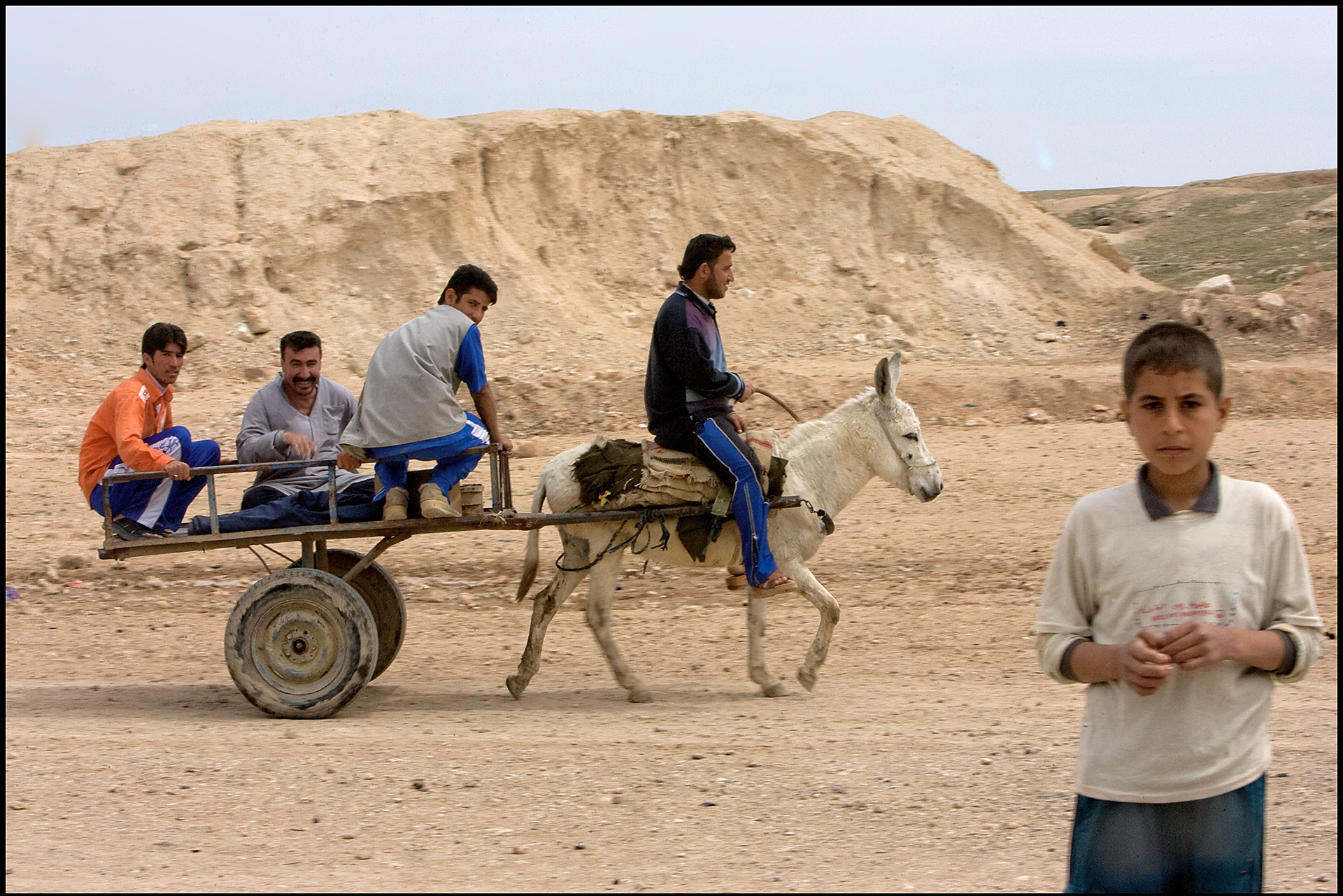 Locals in Tal Afar, Ninevah province, Iraq.