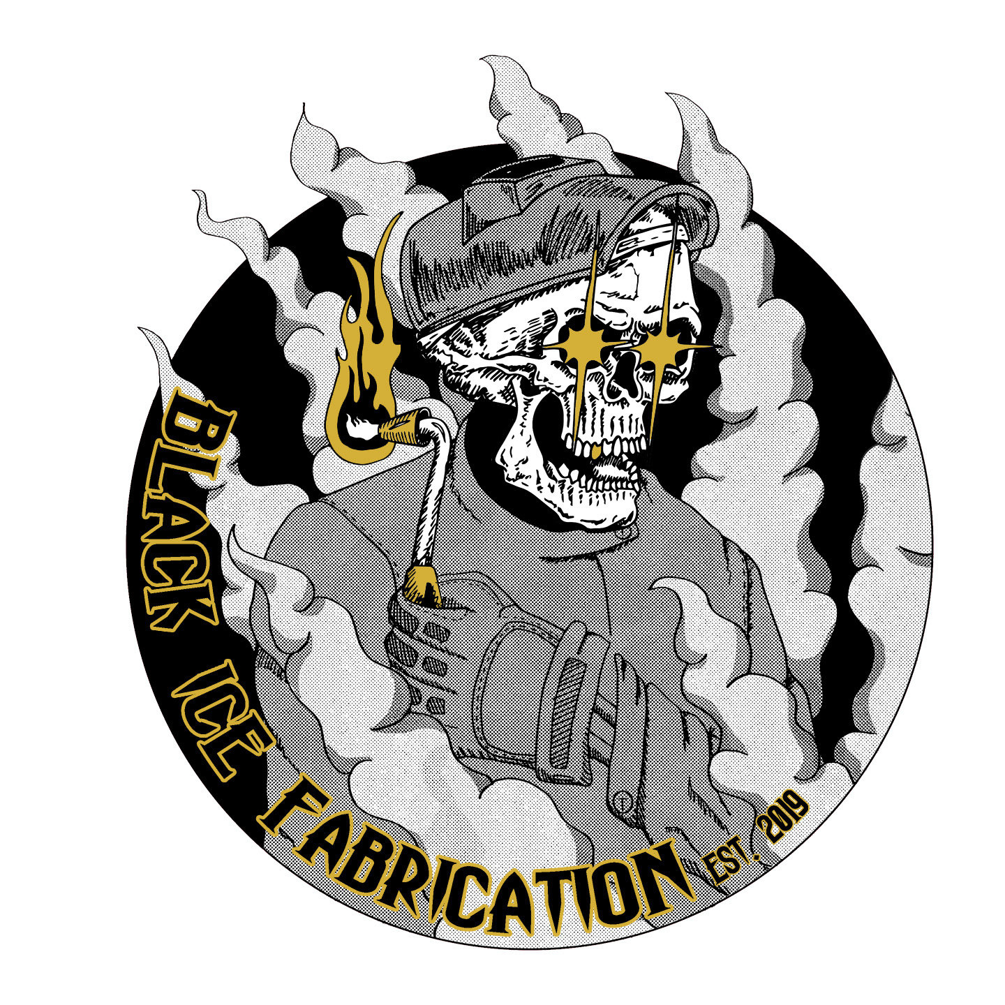 Black Ice Fabrication Logo