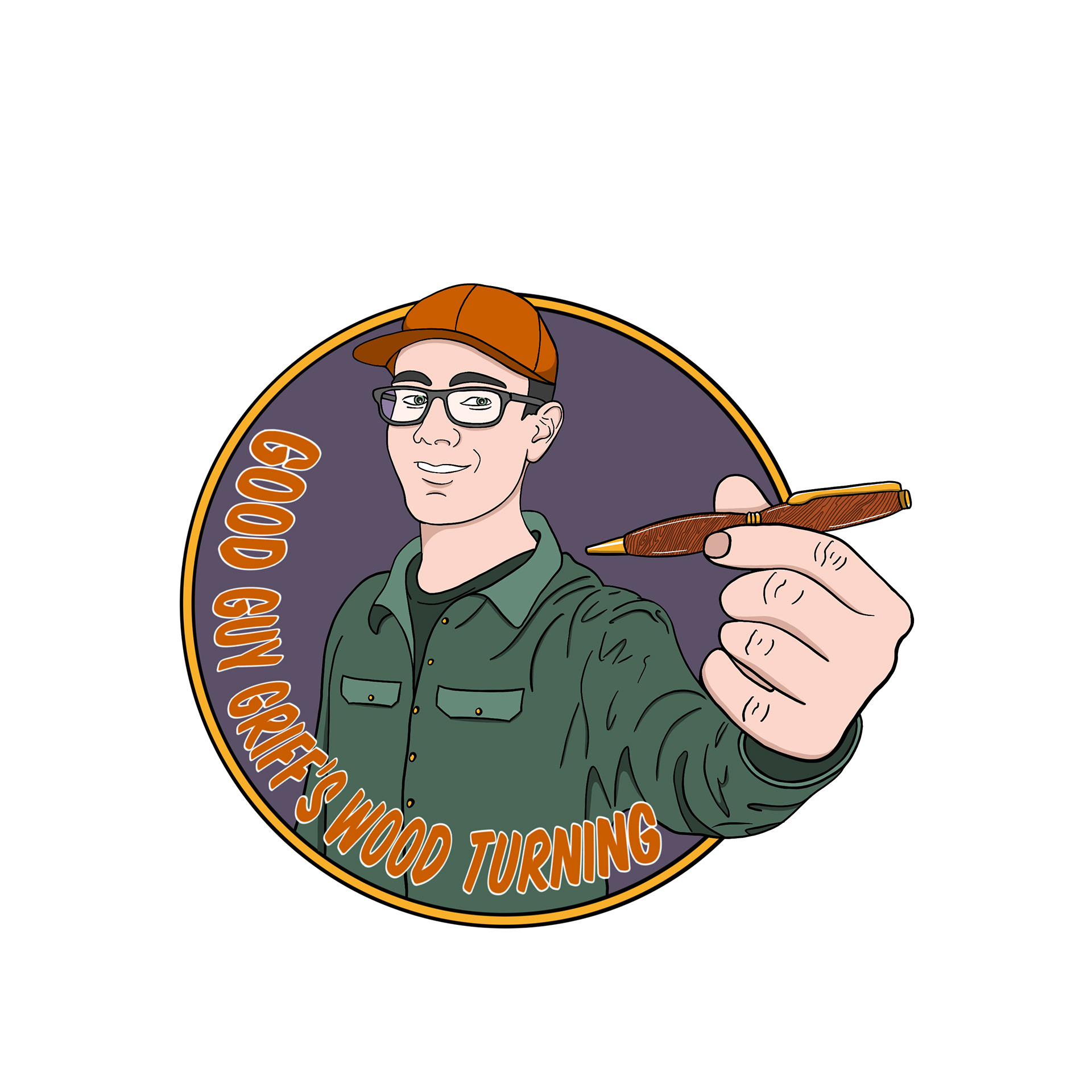 Good Guy Griff' Wood Turning Logo