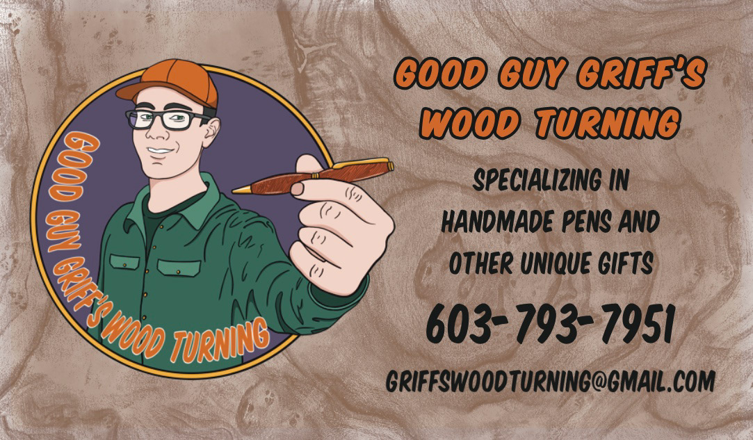 Good Guy Griff Wood Turning Business Card