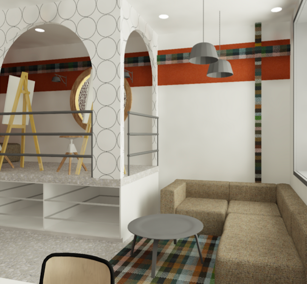 Perspective 3: Painting Lounge