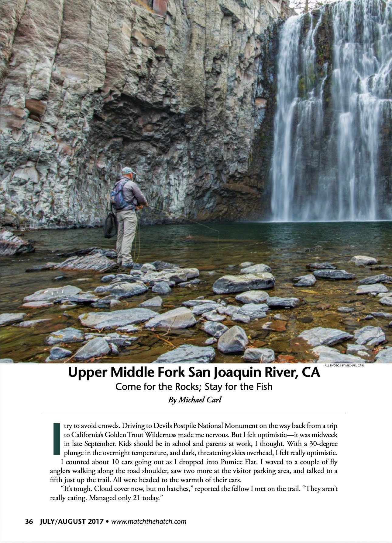 If you’re a fan of catching wild trout surrounded by strange geologic formations, then read my feature story in Southwest Fly Fishing Magazine.