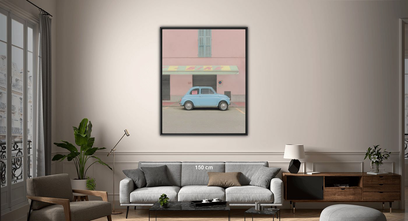 Tirage d'art Yellowkorner - Fiat 500 - Laura Sanchez