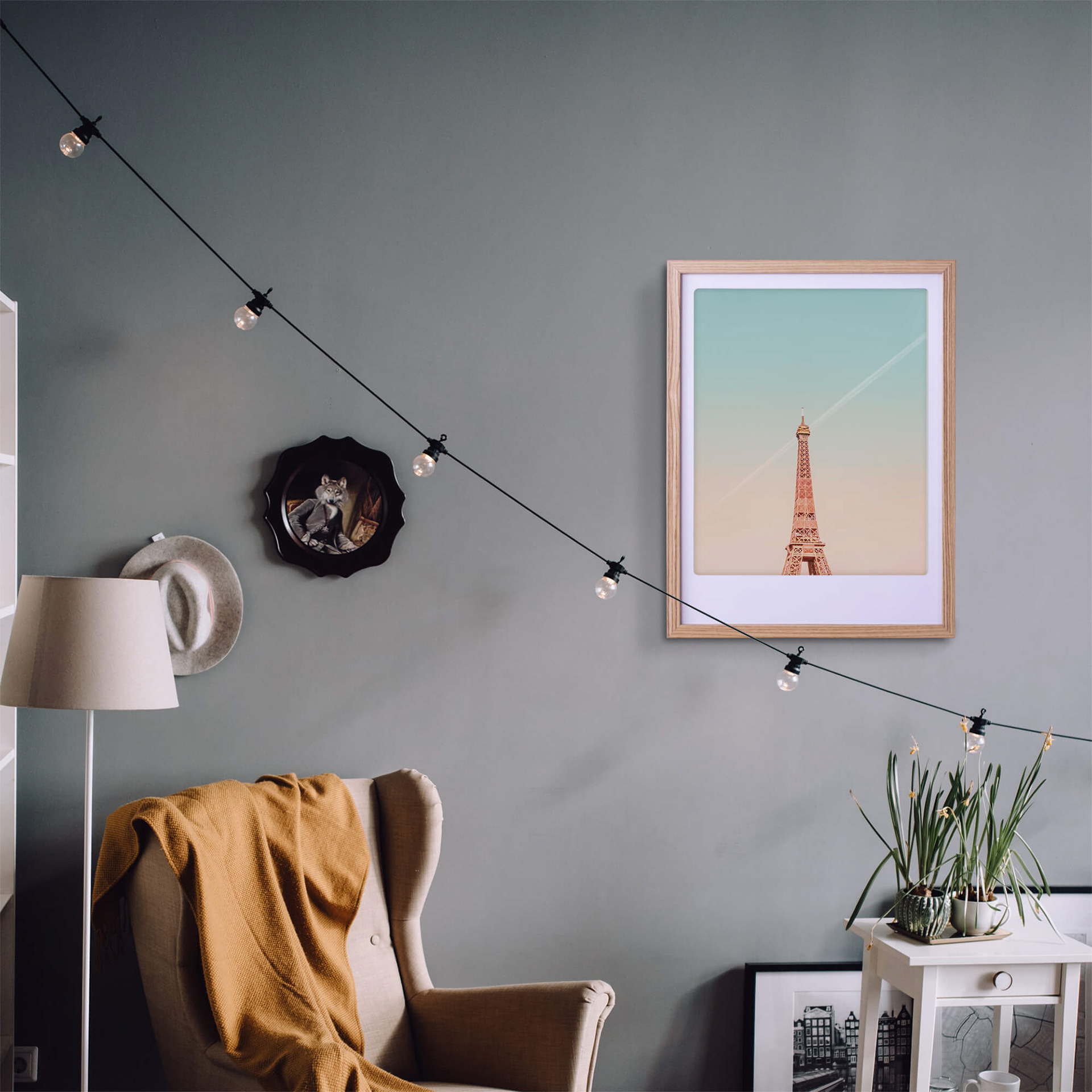 Pastel Eiffel tower Poster - Pickmotion Art Poster