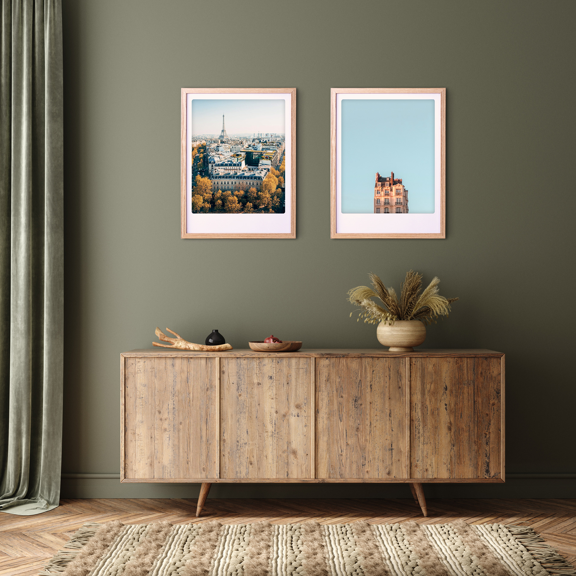 blue sky in Paris - Pickmotion Art Poster