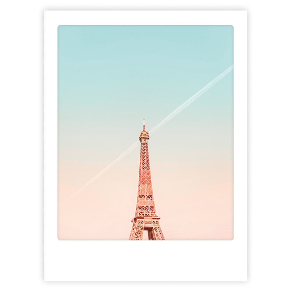 Pastel Eiffel tower Poster - Pickmotion Art Poster