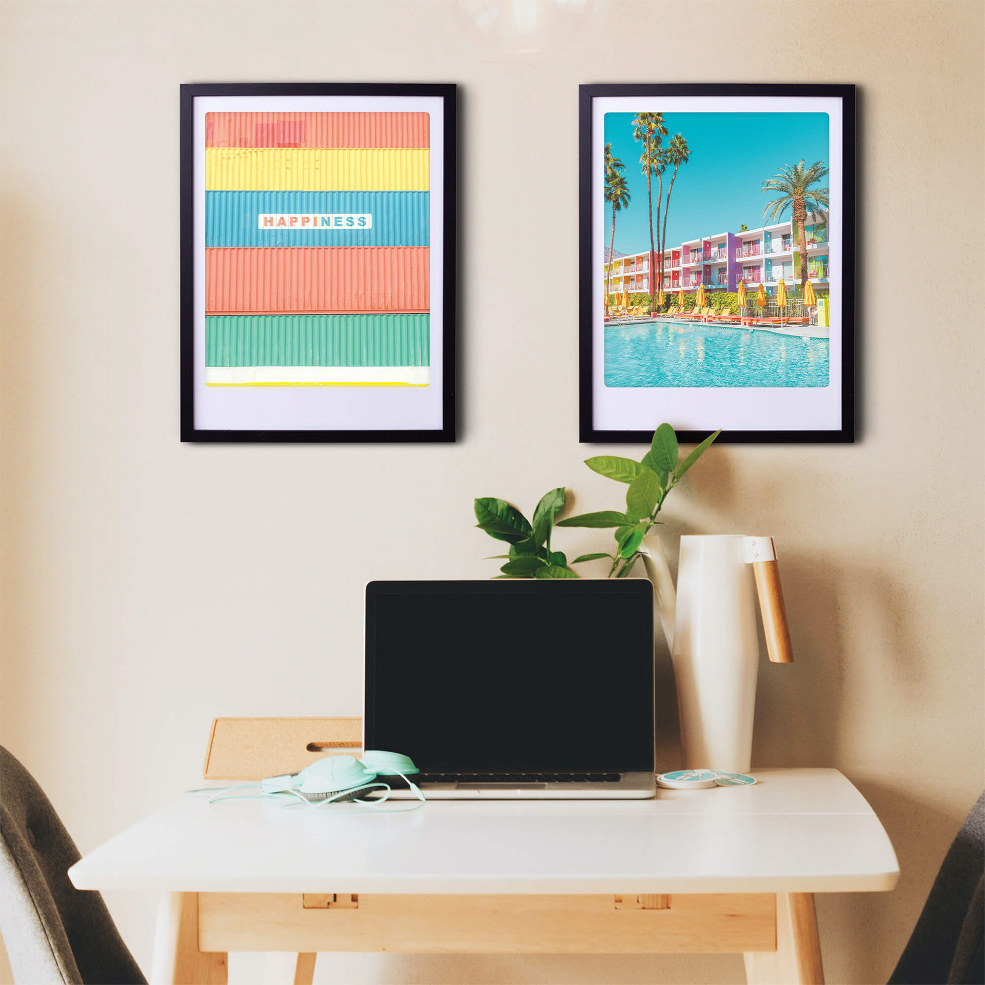 Colorful containers - Pickmotion Art Poster