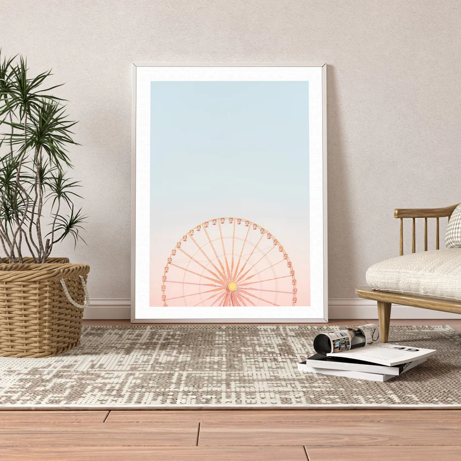 Pink Wheel - Vybe Interior - Fine Art Print