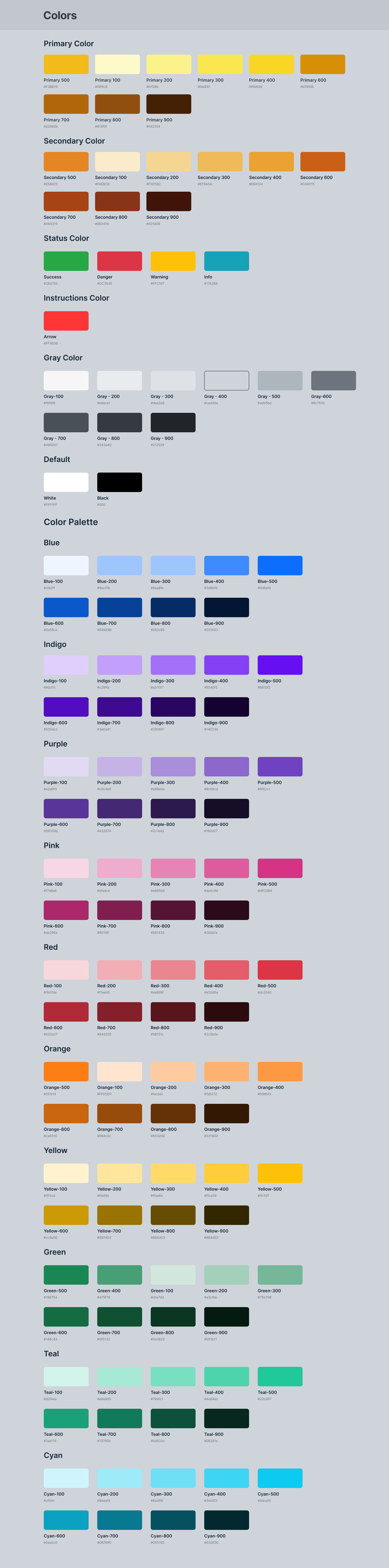 System de cores