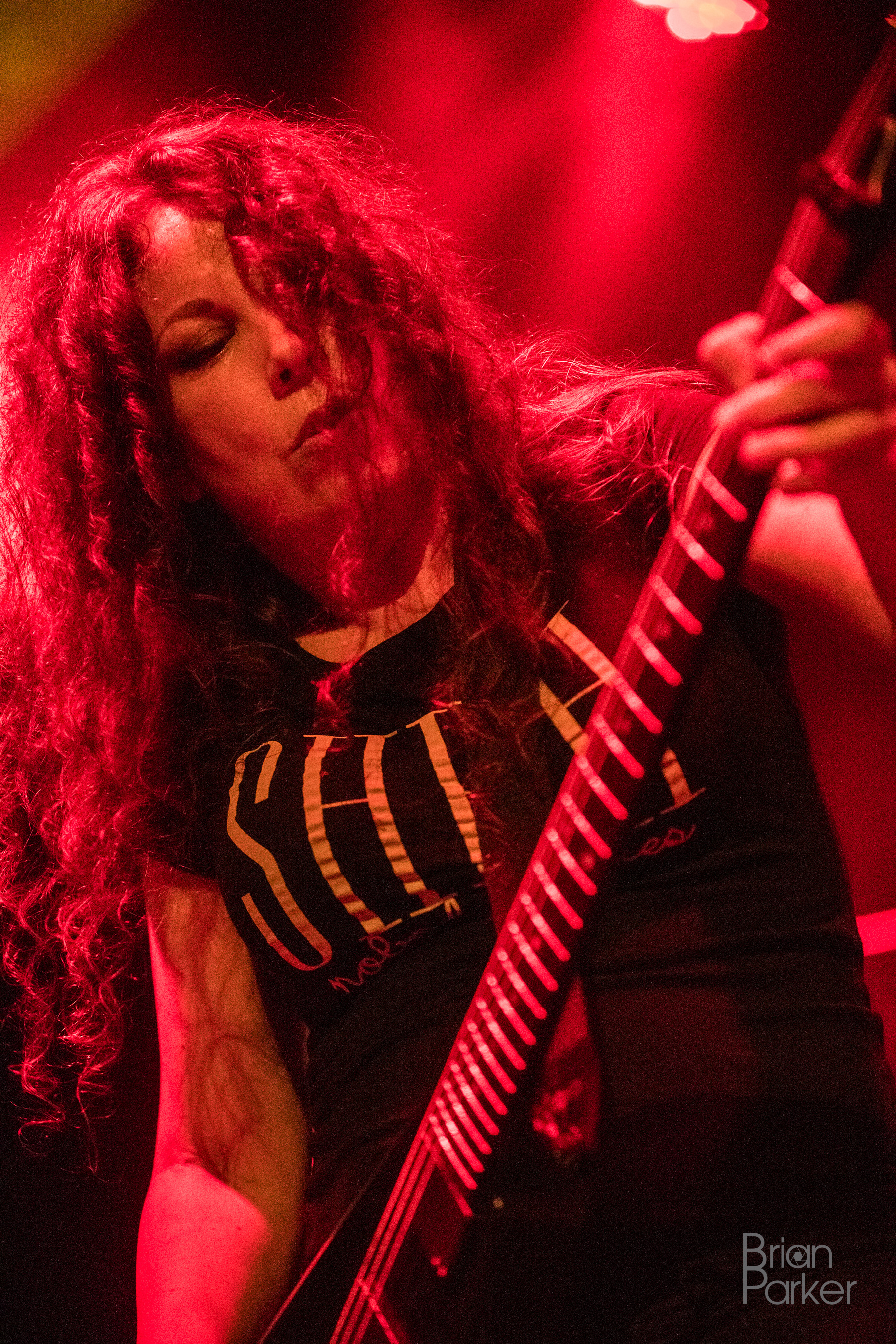 Laura Christine guitar at Hell's Heroes 2022