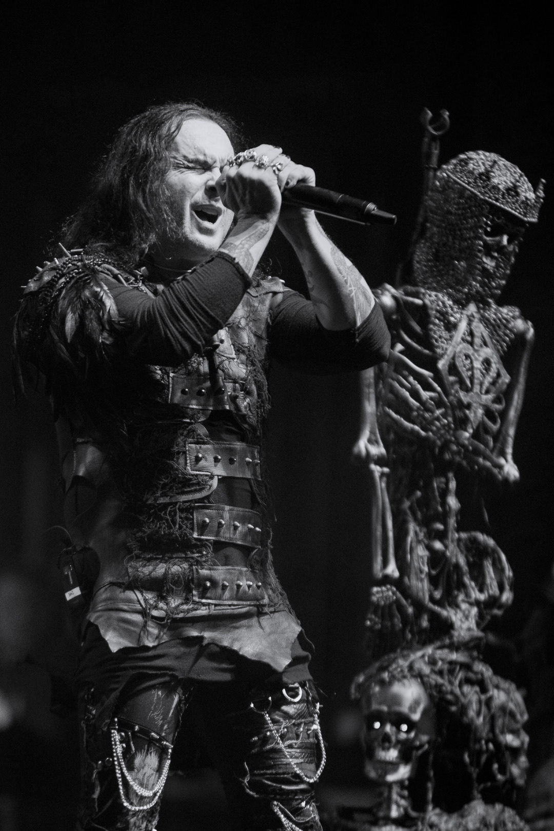 Dani Filth from Cradle of Filth live in San Diego, CA