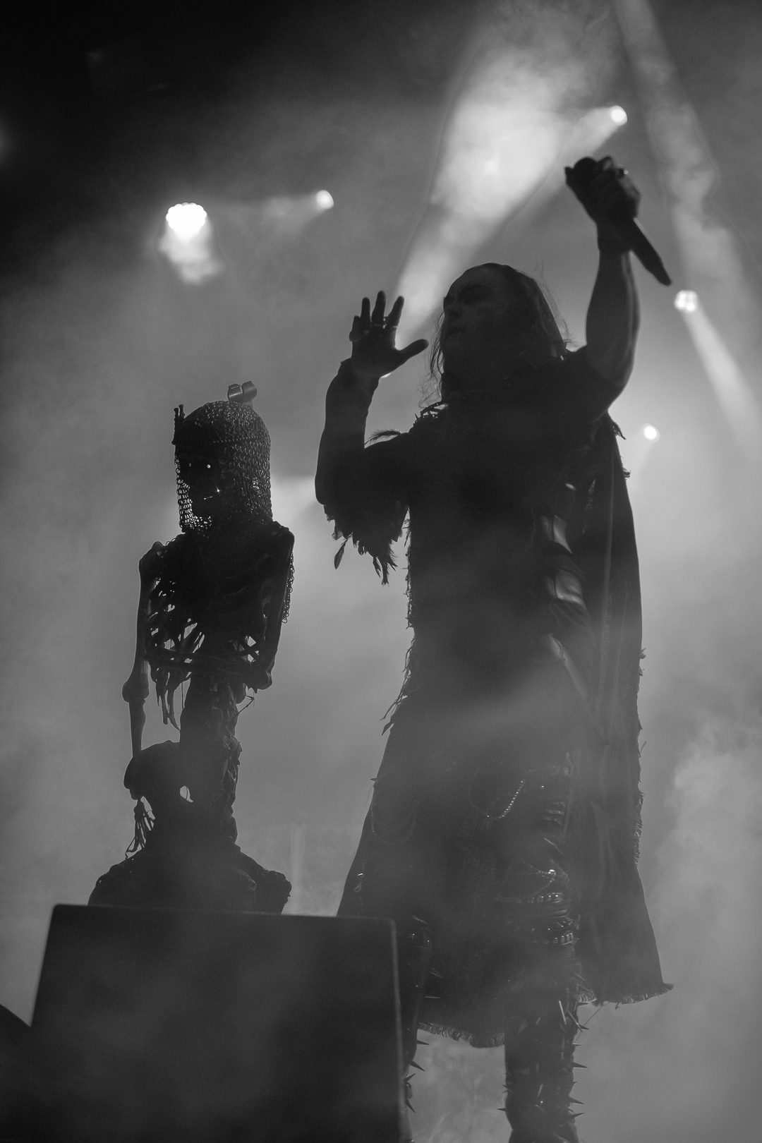 Dani Filth from Cradle of Filth at The Observatory North Park 2021 ©Brian Parker