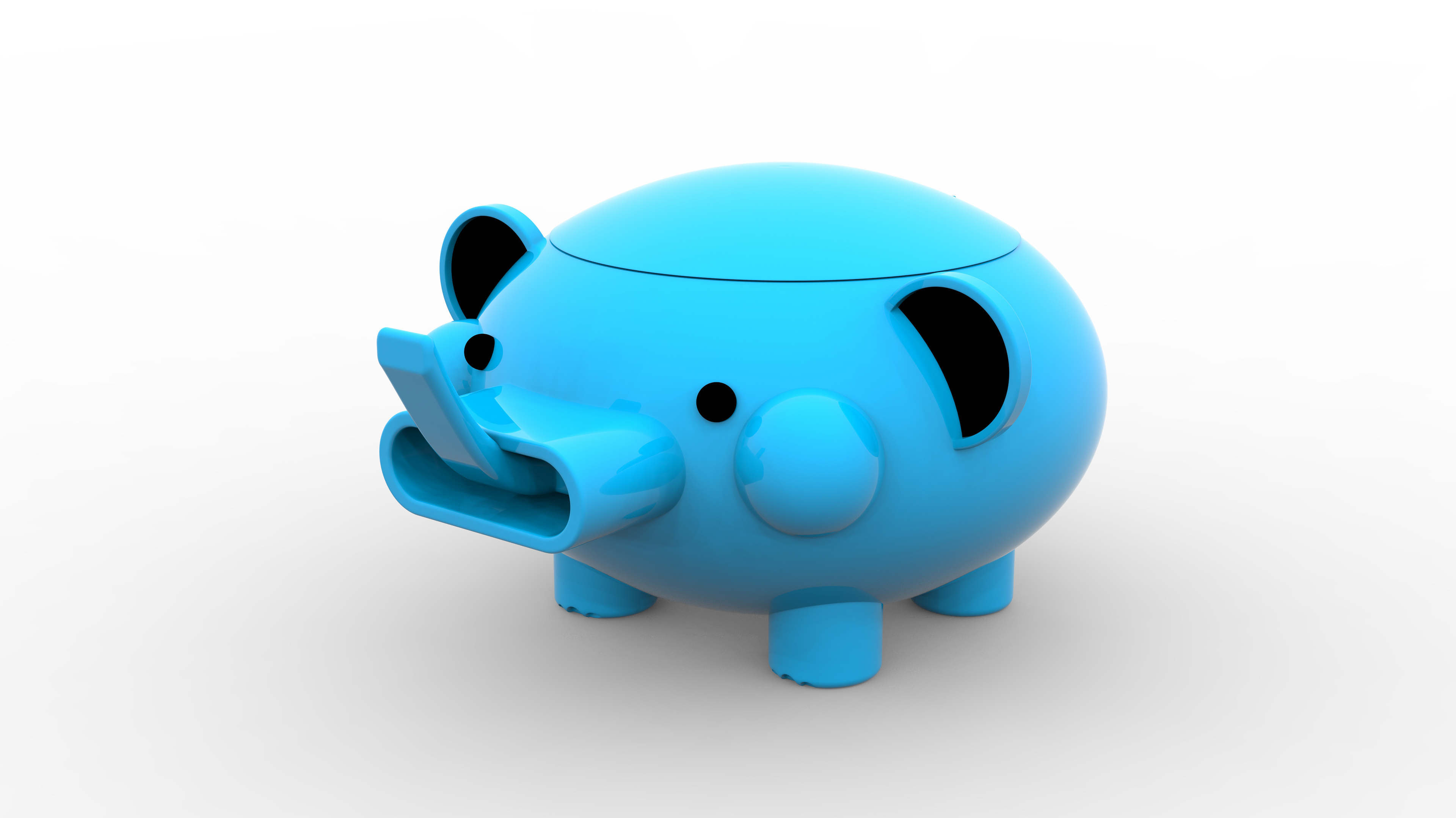 Ricephant Rice Cooker concept CAD render 2023