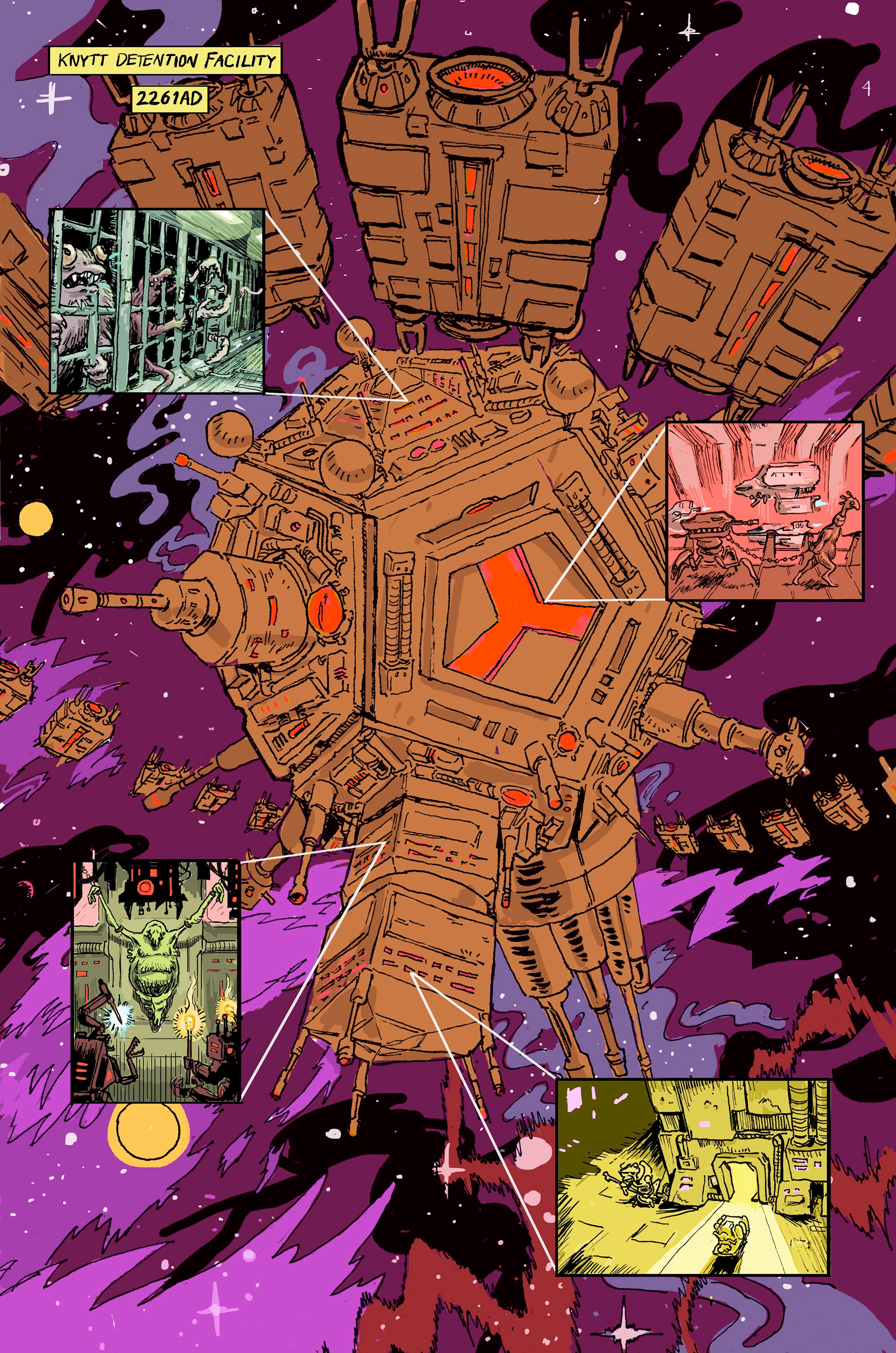 page from "Ostracon", a cancelled comic book project I was commissioned in 2019