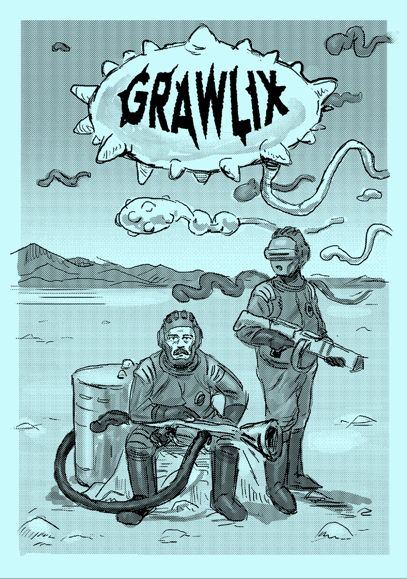 front cover for "Grawlix", a short comic released in 2023