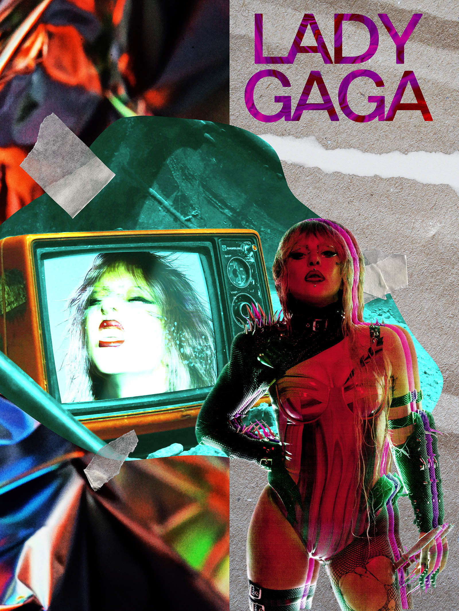 Poster design Lady Gaga x Adobe Contest