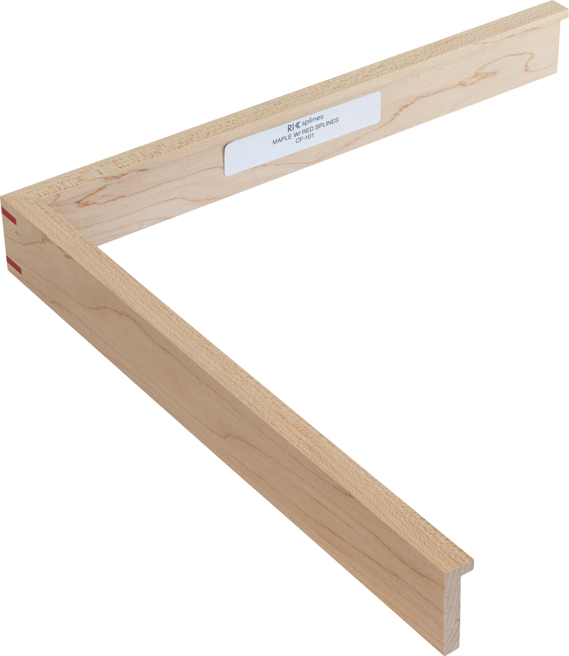 MAPLE W/ RED SPLINES