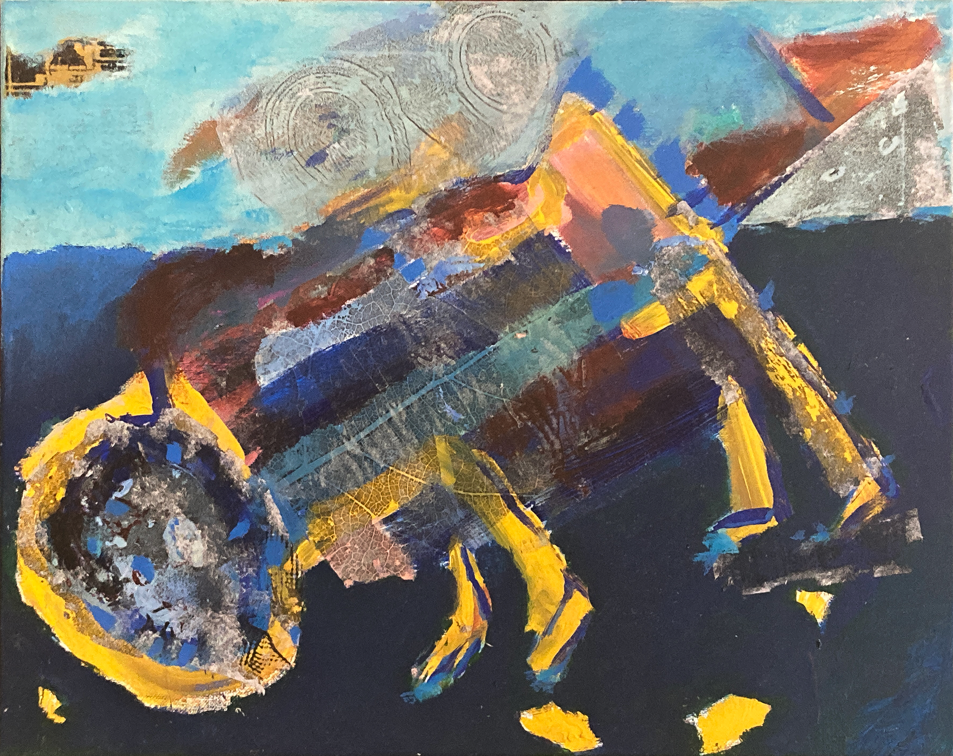 THERE'S A DOG IN THE ROAD