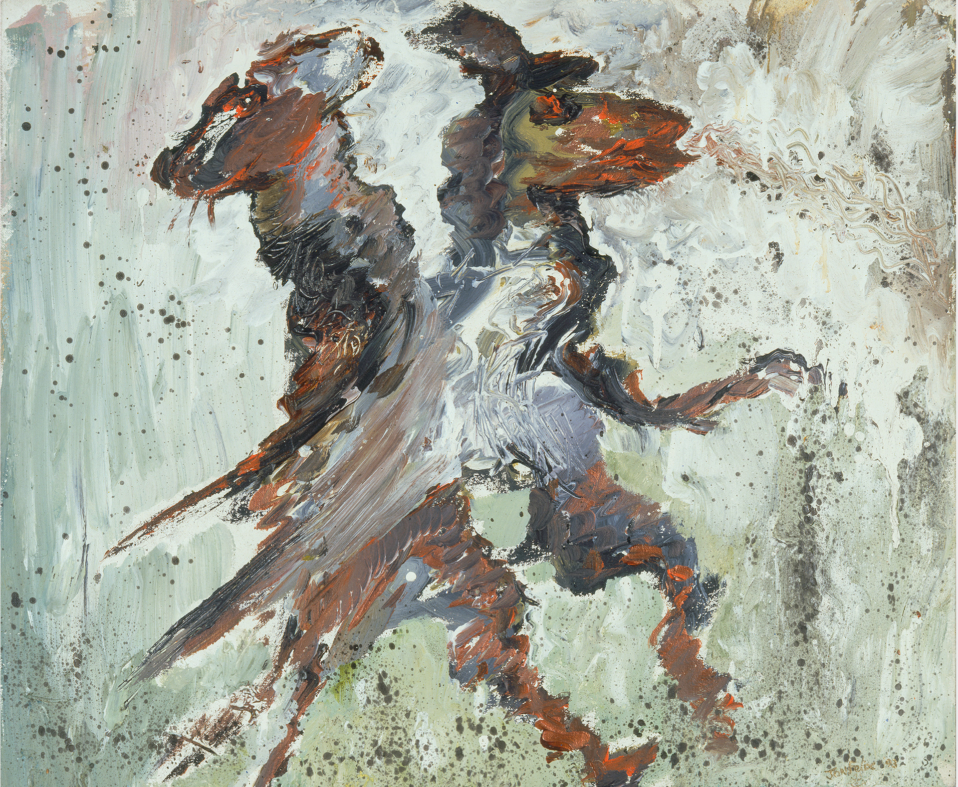 MASTER AND MARGERITA — 1994 — Acrylic on canvas     SOLD