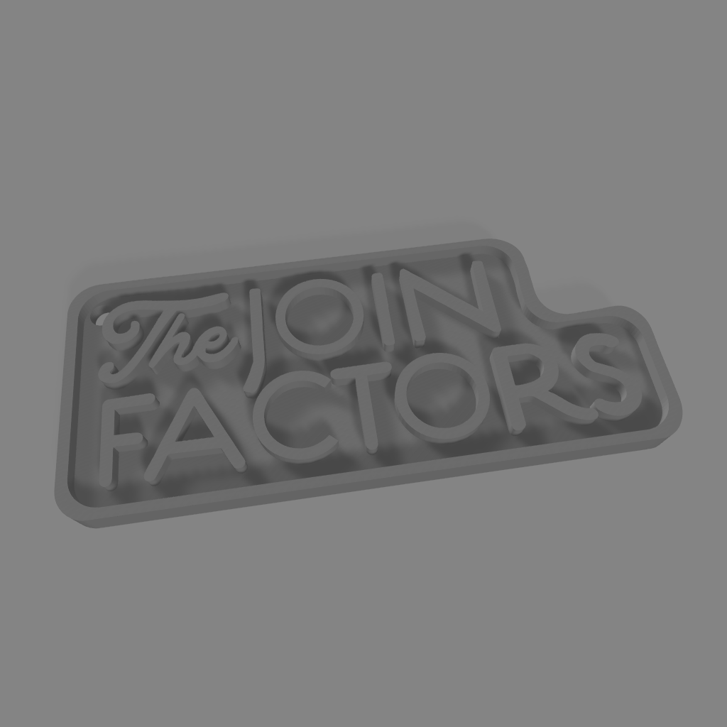 Modelo de marca para llavero The Join Factors