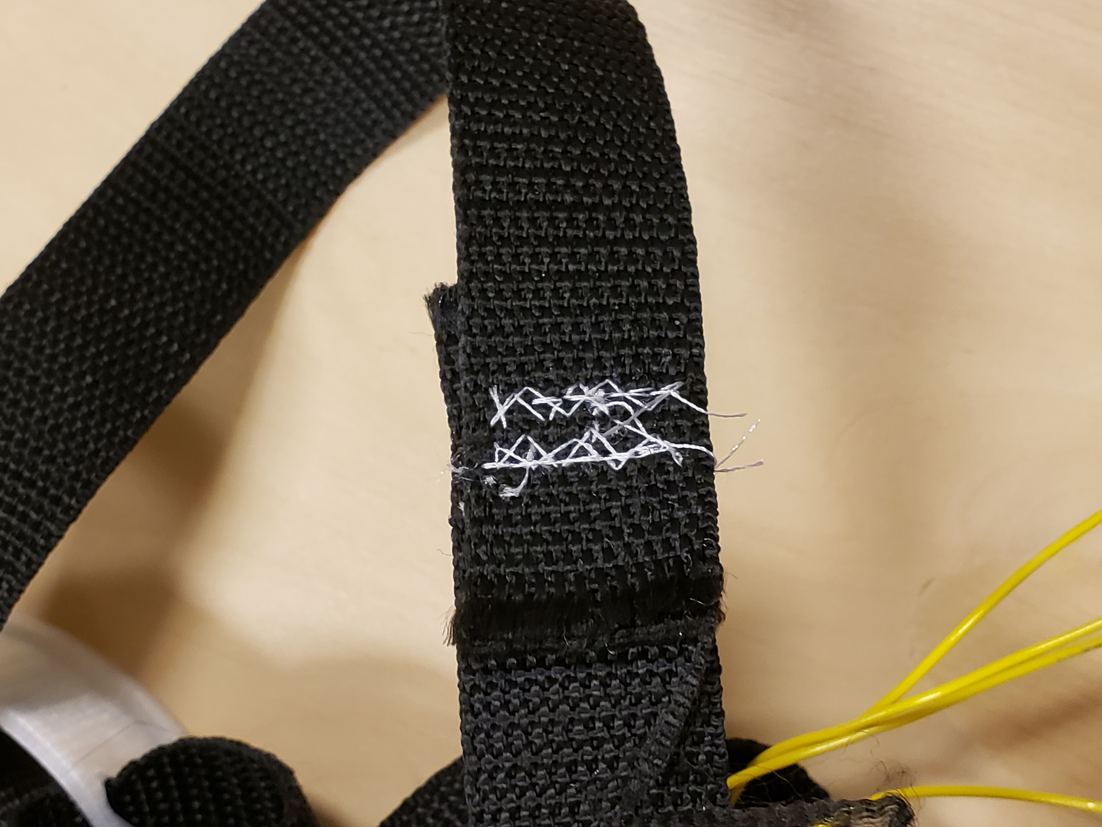 Stitching for harness